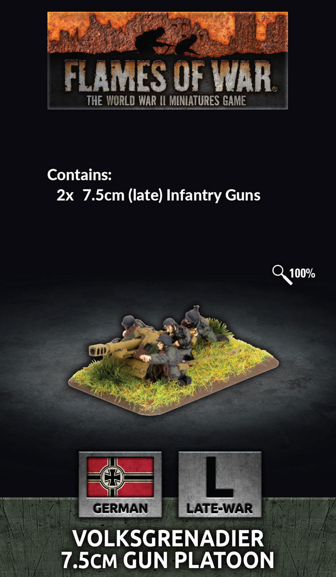 Flames of War: WWII: German (GE516) - 7.5cm PaK50 Gun (Late)