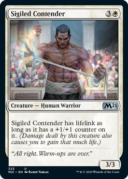 Sigiled Contender [#323 Planeswalker Deck] (M21-U)