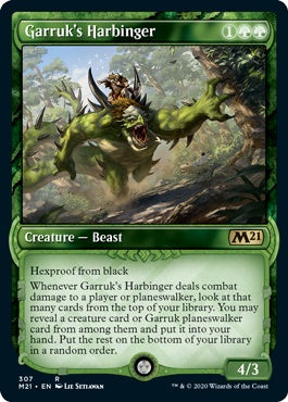 Garruk's Harbinger [#307 Showcase] (M21-R)