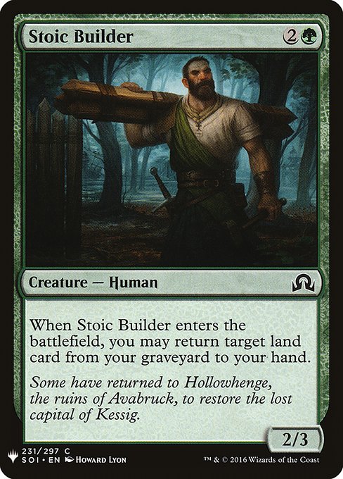 Stoic Builder [Mystery Booster