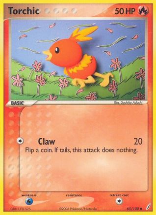 Torchic (65/100) Reverse Holofoil