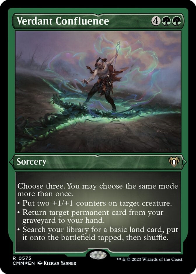 Verdant Confluence [#0575 Etched Foil] (CMM-R)