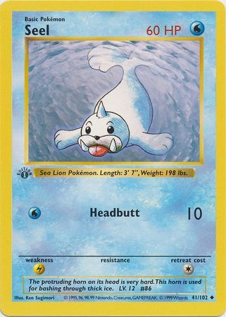 Seel - 041/102 (BS) 1st Edition Uncommon - Near Mint