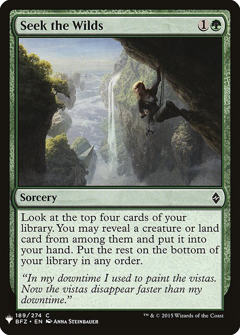 Seek the Wilds [Mystery Booster #1329] (BFZ-C)