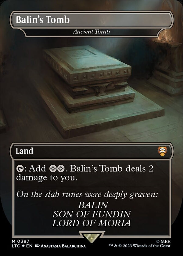 Balin's Tomb - Ancient Tomb [#0387 Surge Foil] (LTC-M)