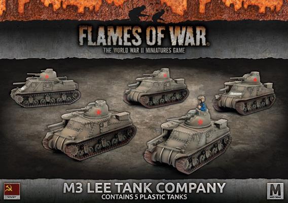 Flames of War: WWII: Soviet (SBX42) - M3 Lee Tank Company (Plastic) (Early)