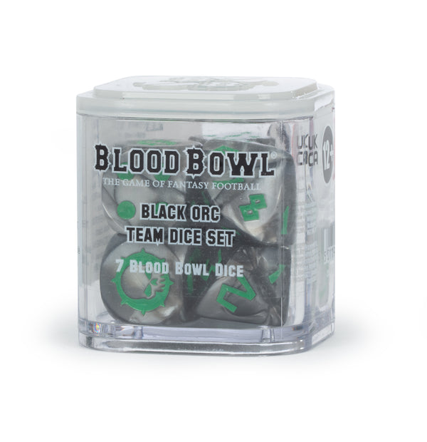 Citadel Hobby: Dice Set - Blood Bowl: Second Season Edition - Black Orc