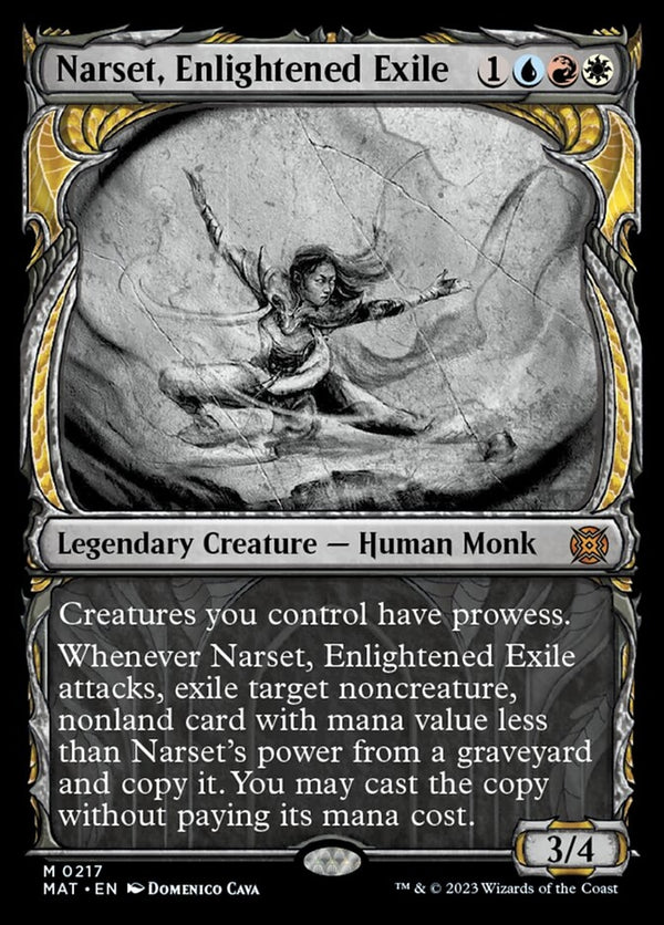 Narset, Enlightened Exile [#0217 Halo Foil] (MAT-M)