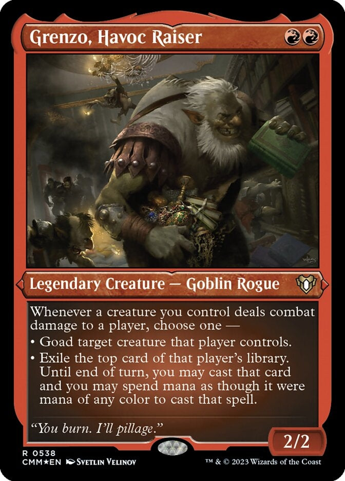 Grenzo, Havoc Raiser [#0538 Etched Foil] (CMM-R)