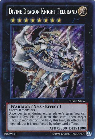 Divine Dragon Knight Felgrand (SHSP-EN056) Secret Rare