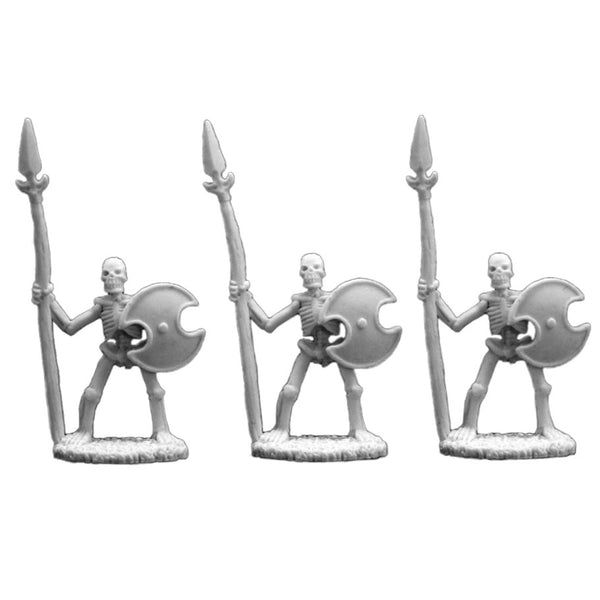 Bones 77001: Skeletal Spearmen (3)