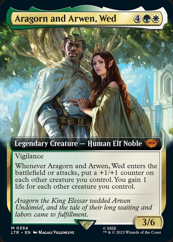 Aragorn and Arwen, Wed [#0394 Extended Art] (LTR-M)