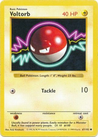 Voltorb - 067/102 (BSS) Common - Near Mint Unlimited