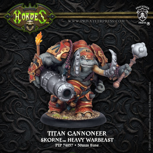 Hordes: Skorne - Titan Cannoneer / Gladiator / Sentry, Heavy Warbeast (Plastic)
