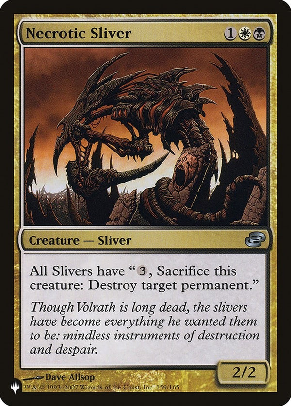 Necrotic Sliver (PLC-U-LIST)