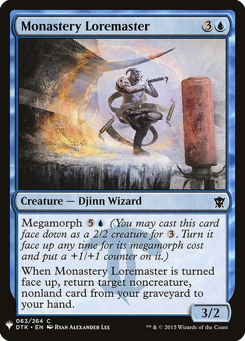 Monastery Loremaster [Mystery Booster