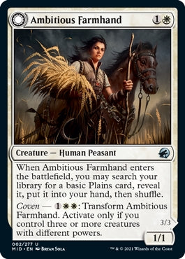 Ambitious Farmhand//Seasoned Cathar (MID-U)