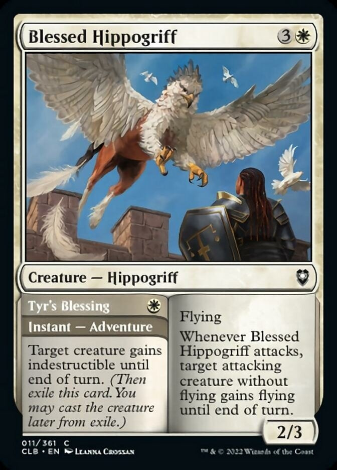 Blessed Hippogriff // Tyr's Blessing (CLB-C)