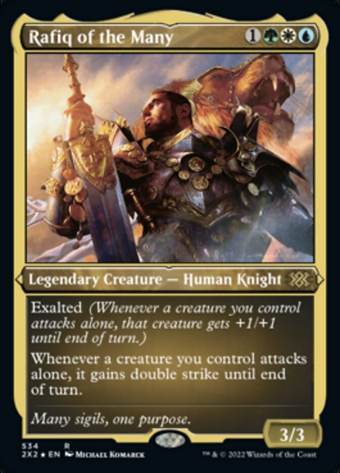 Rafiq of the Many [#534 Etched Foil] (2X2-R)