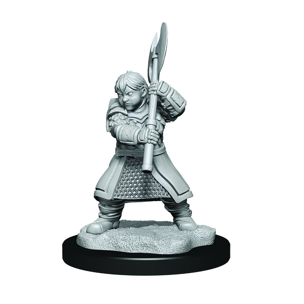 Critical Role: Unpainted Miniatures - Dwarf Dwendalian Empire Fighter Female (90383)