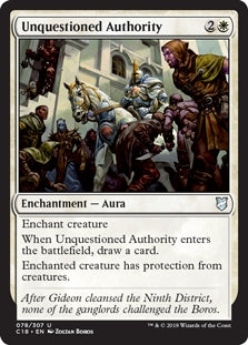 Unquestioned Authority (C18-U)