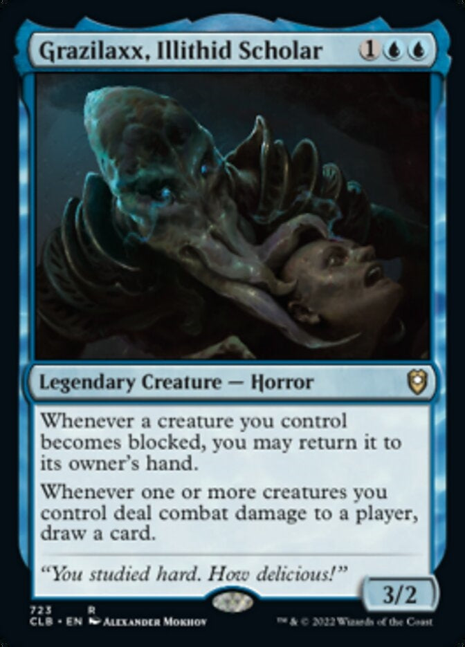 Grazilaxx, Illithid Scholar [#723 Commander Decks] (CLB-R)