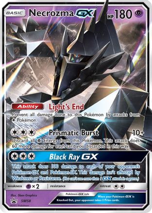 Necrozma GX - SM58 (SM:PR) Promo - Near Mint Holofoil