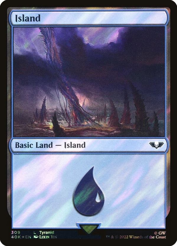 Island [#309 Surge Foil] (40K-C-FOIL)