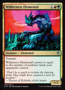 Wilderness Elemental (C16-U)