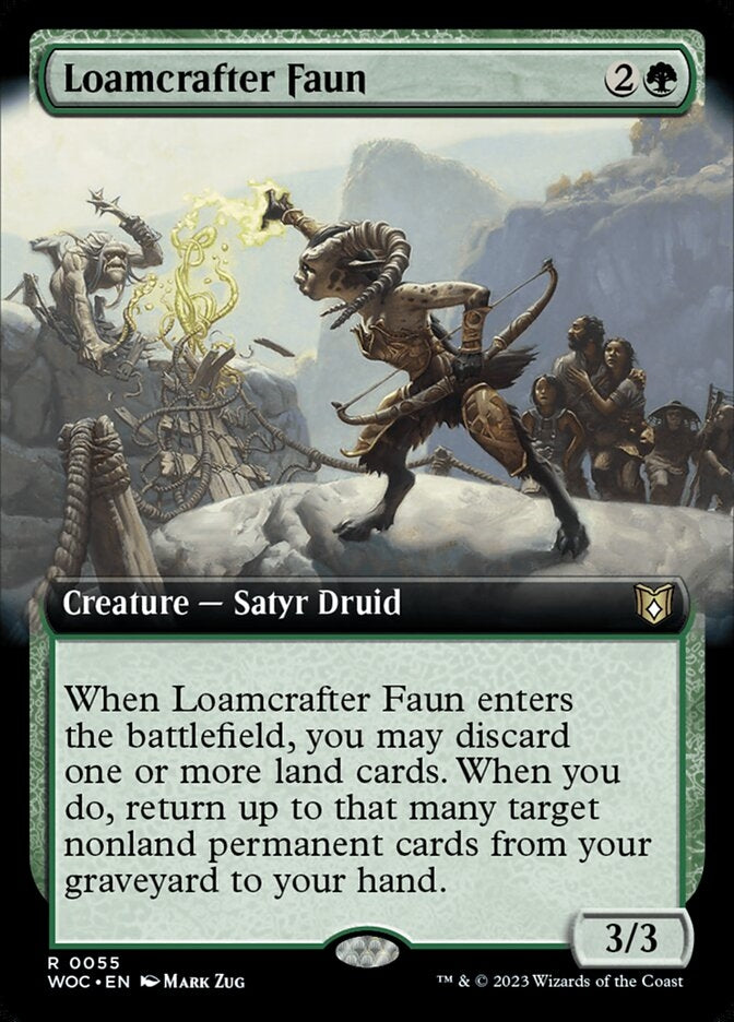 Loamcrafter Faun [#0055 Extended Art] (WOC-R)