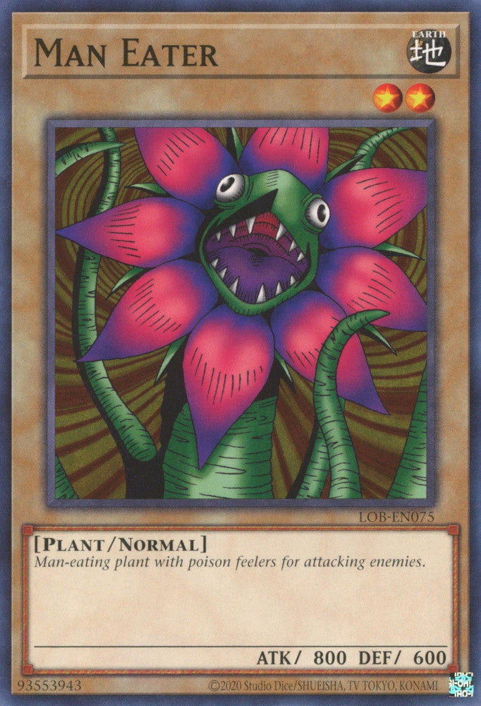 Man Eater (LOB-EN075 (c) 2020 25th Anniversary) Common - Near Mint Unlimited