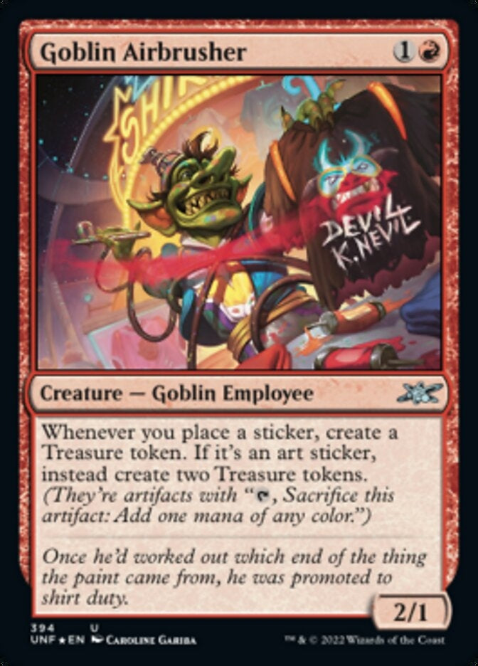 Goblin Airbrusher [#394 Galaxy Foil] (UNF-U)