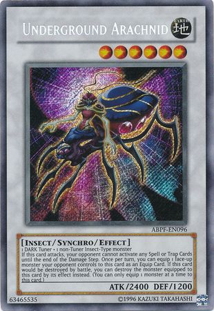 Underground Arachnid (ABPF-EN096) Secret Rare - Near Mint Unlimited