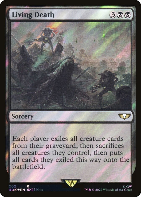 Living Death [#202 Surge Foil] (40K-R-FOIL)