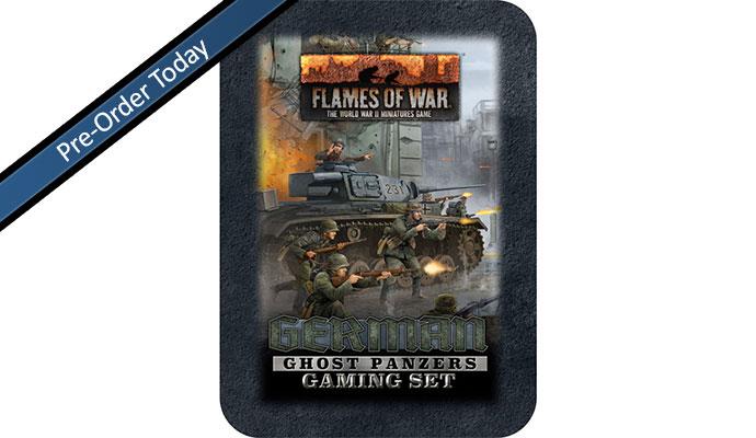 Flames of War: WWII: German (TD055) - Ghost Panzers Gaming Set