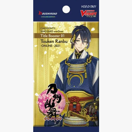 Cardfight!! Vanguard overDress: Title Booster Pack 01 - Touken Ranbu -ONLINE- 2021 Booster Pack