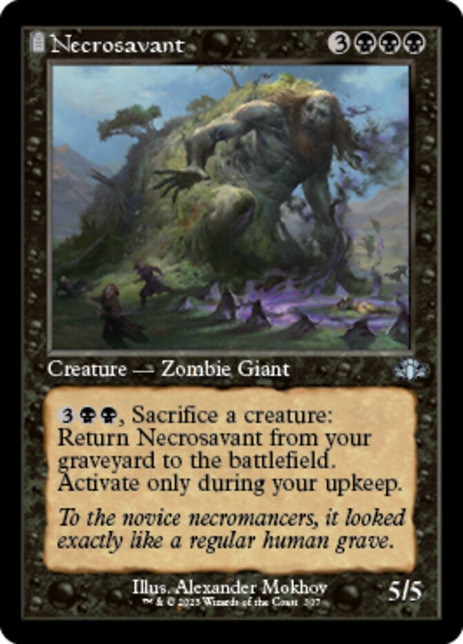 Necrosavant [#307 Old Frame Bonus Sheet] (DMR-U)