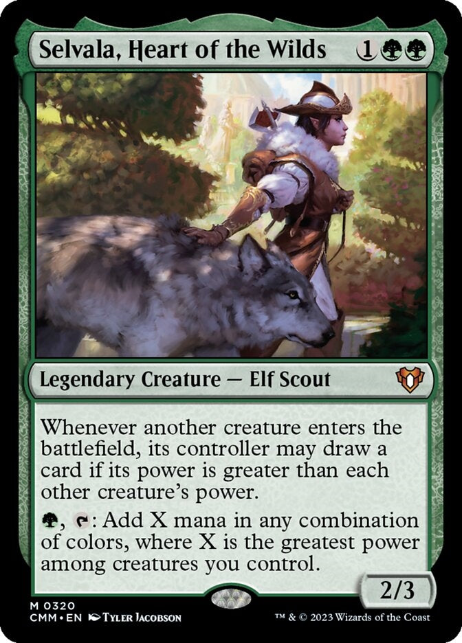 Selvala, Heart of the Wilds [#0320] (CMM-M)