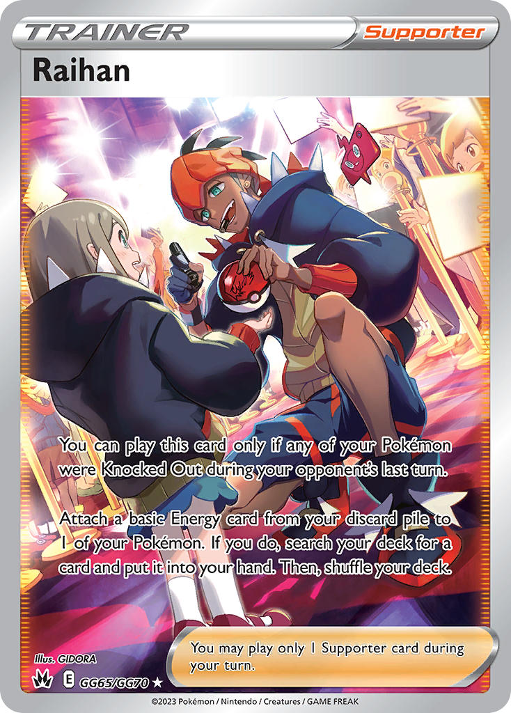 Raihan - GG65/GG70 (CRZ:GG) Ultra Rare -  Near Mint Holofoil