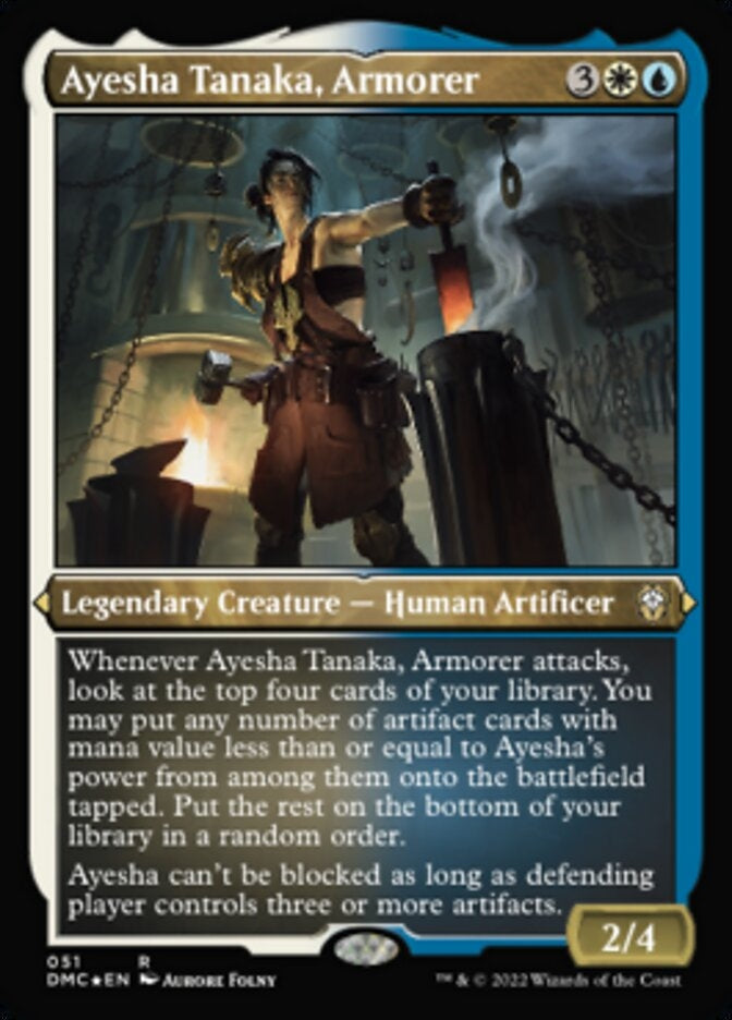 Ayesha Tanaka, Armorer [#051 Etched FOIL] (DMC-R)