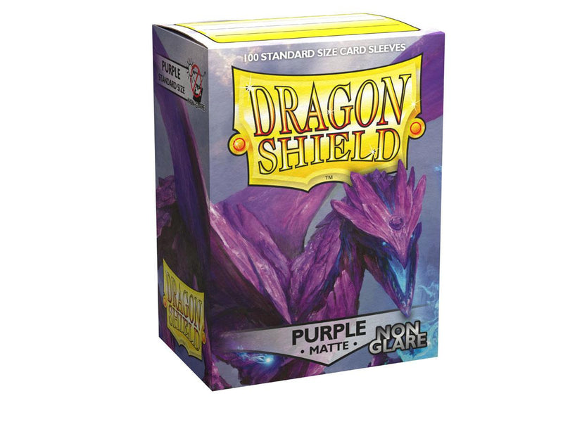 Dragon Shield: Standard - Matte Non-Glare: Purple 100 Count