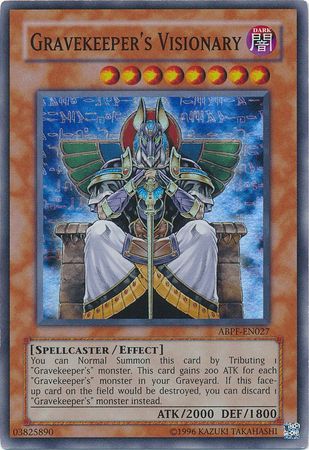 Gravekeeper's Visionary (ABPF-EN027) Super Rare - Near Mint Unlimited