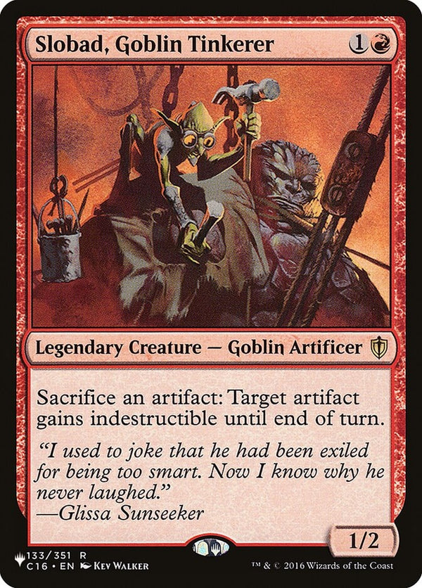 Slobad, Goblin Tinkerer (C16-R-LIST)