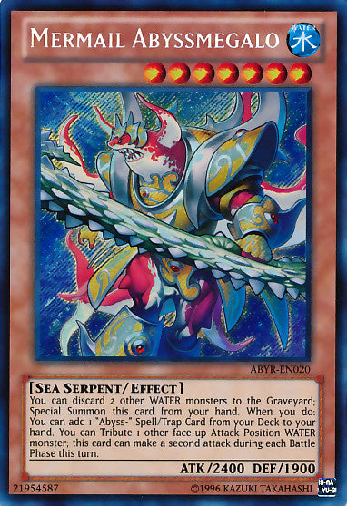 Mermail Abyssmegalo (ABYR-EN020) Secret Rare - Near Mint Unlimited