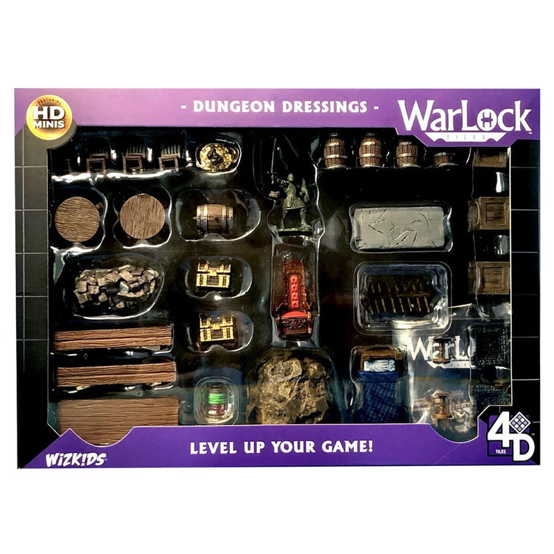 WizKids 4D Tiles: WarLock Tiles - Dungeon Dressings