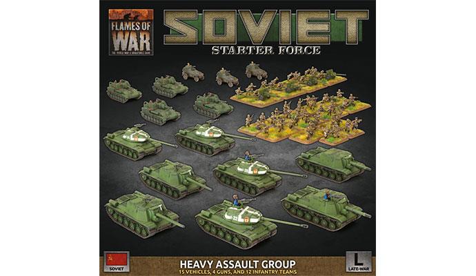 Flames of War: WWII: Soviet (SUAB13) - Starter Force; Heavy Assault Group (Late)