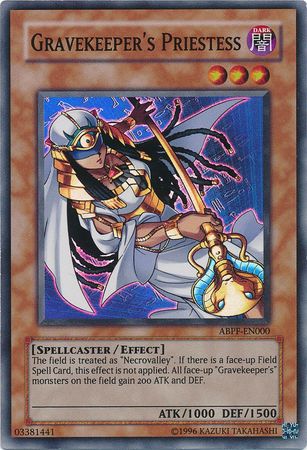 Gravekeeper's Priestess (ABPF-EN000) Super Rare - Near Mint Unlimited