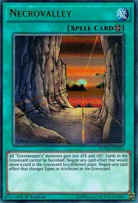 Necrovalley (DUSA-EN050) Ultra Rare 1st Edition