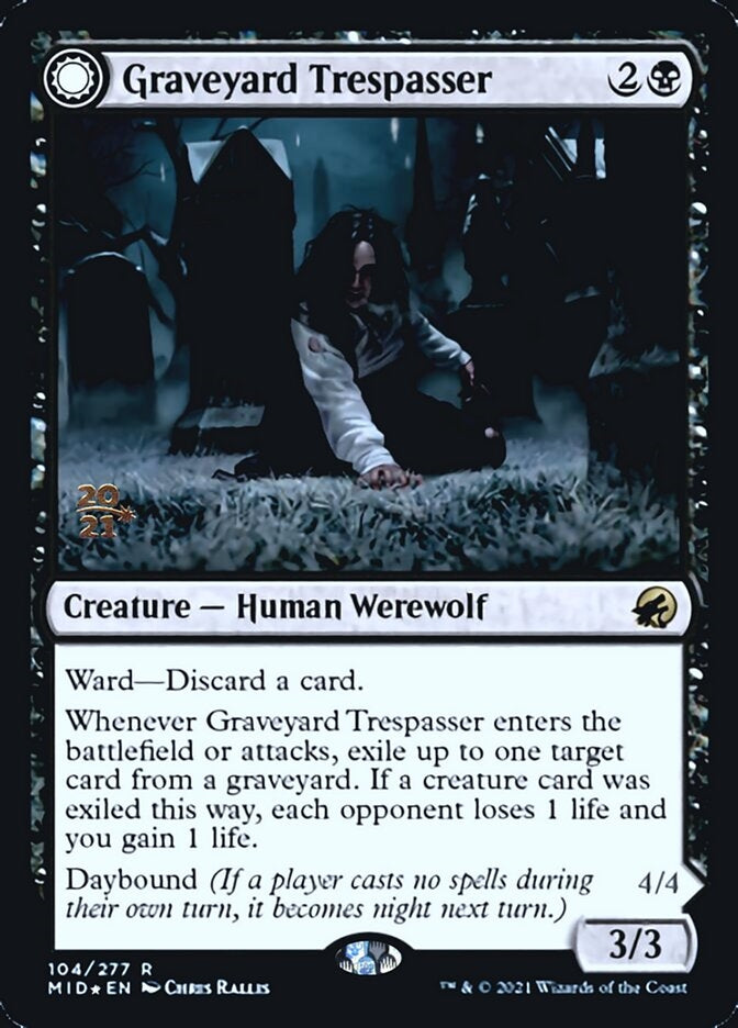 Graveyard Trespasser//Graveyard Glutton (MID-R-PRE)