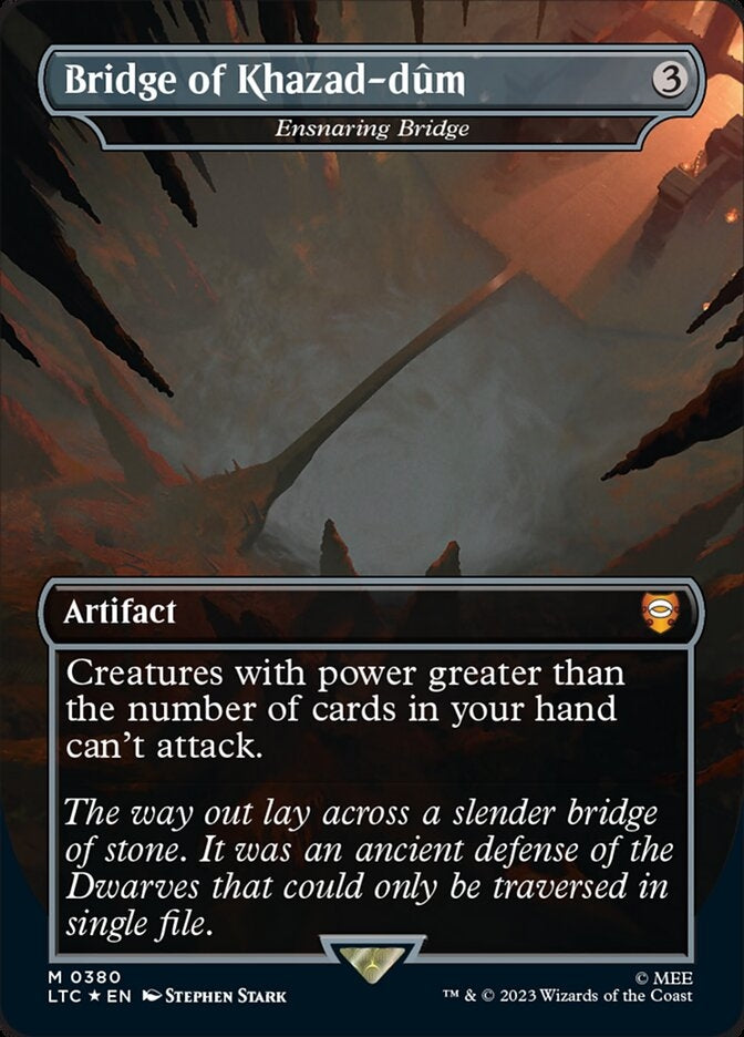 Bridge of Khazad-dum - Ensnaring Bridge [#0380 Surge Foil] (LTC-M)